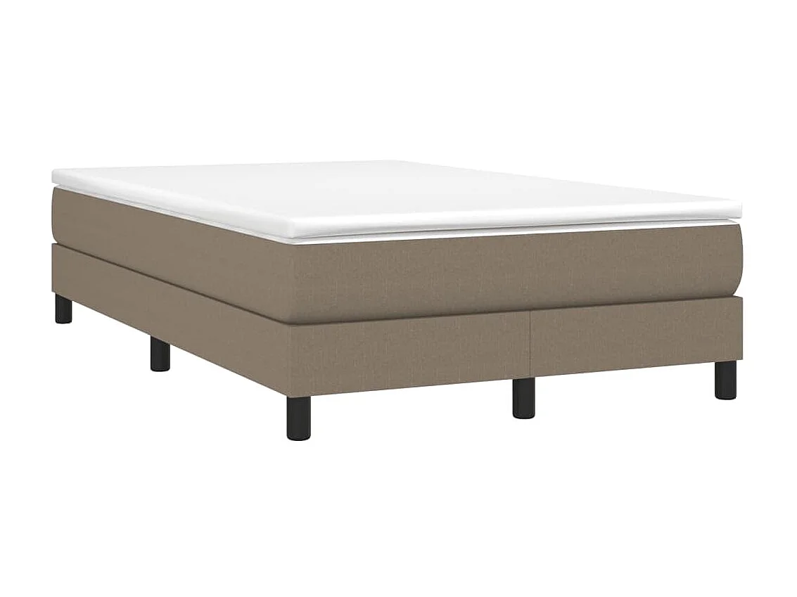 Lit adulte Taupe 120x200 cm Tissu BE3909