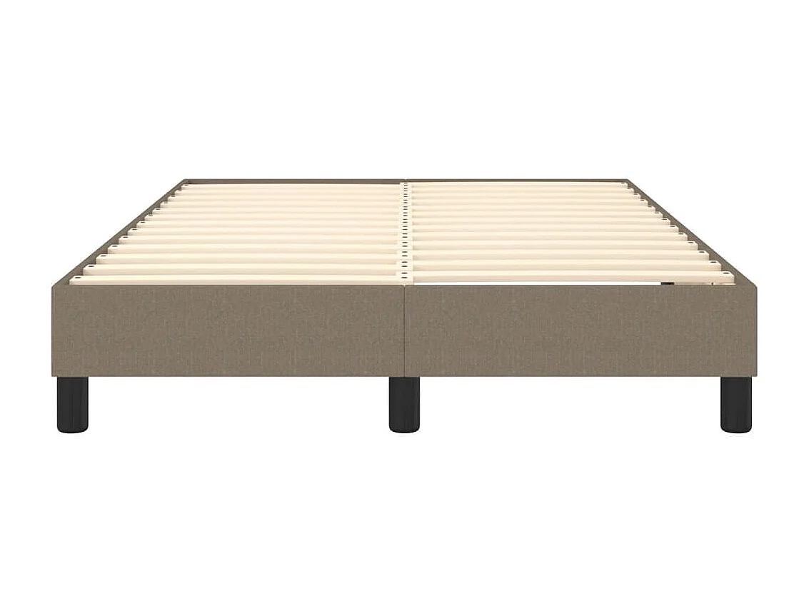 Lit adulte Taupe 120x200 cm Tissu BE3909