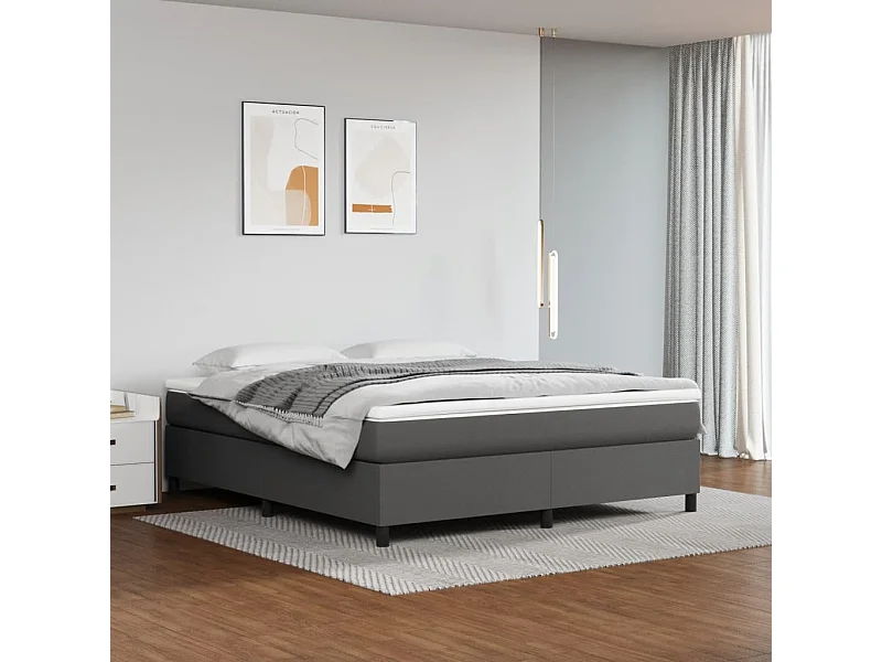 Bedframe kunstleer grijs 160x200 cm NL29829