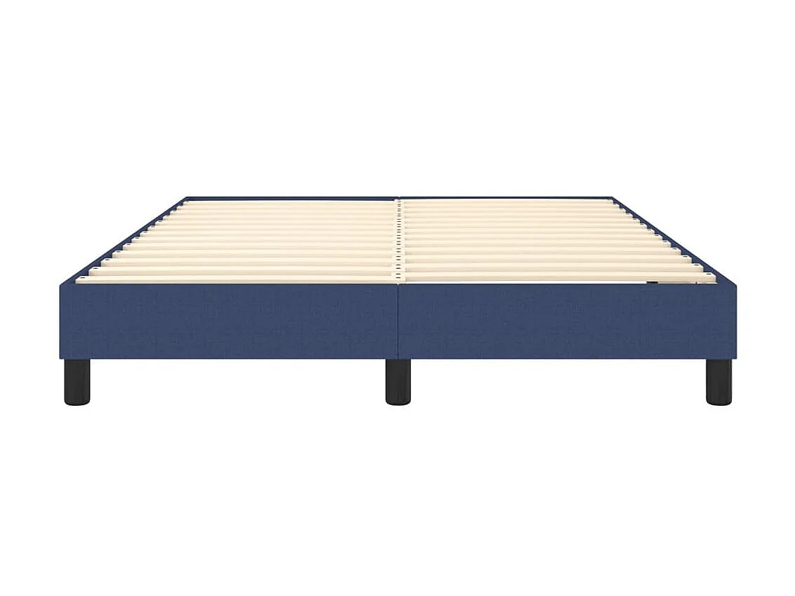 Lit adulte Bleu 140x190 cm Tissu BE6713