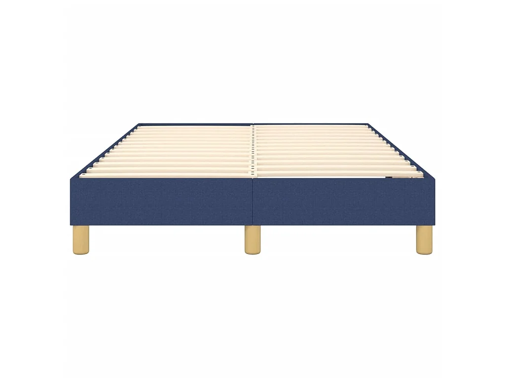 Lit adulte Bleu 120 x 200 cm Tissu BE7400