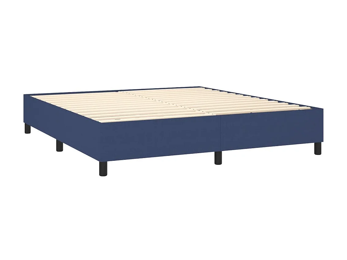 Bedframe stof blauw 160x200 cm NL51769