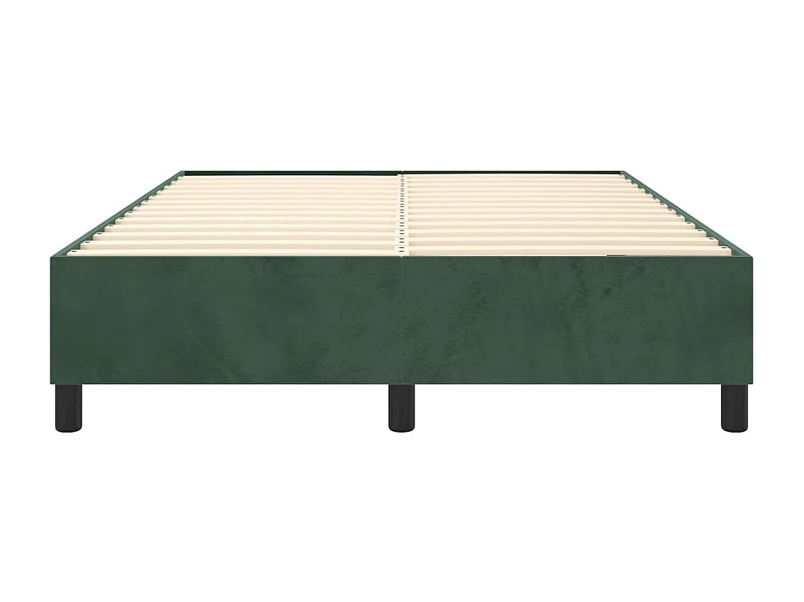 Bedframe fluweel donkergroen 140x190 cm NL72196