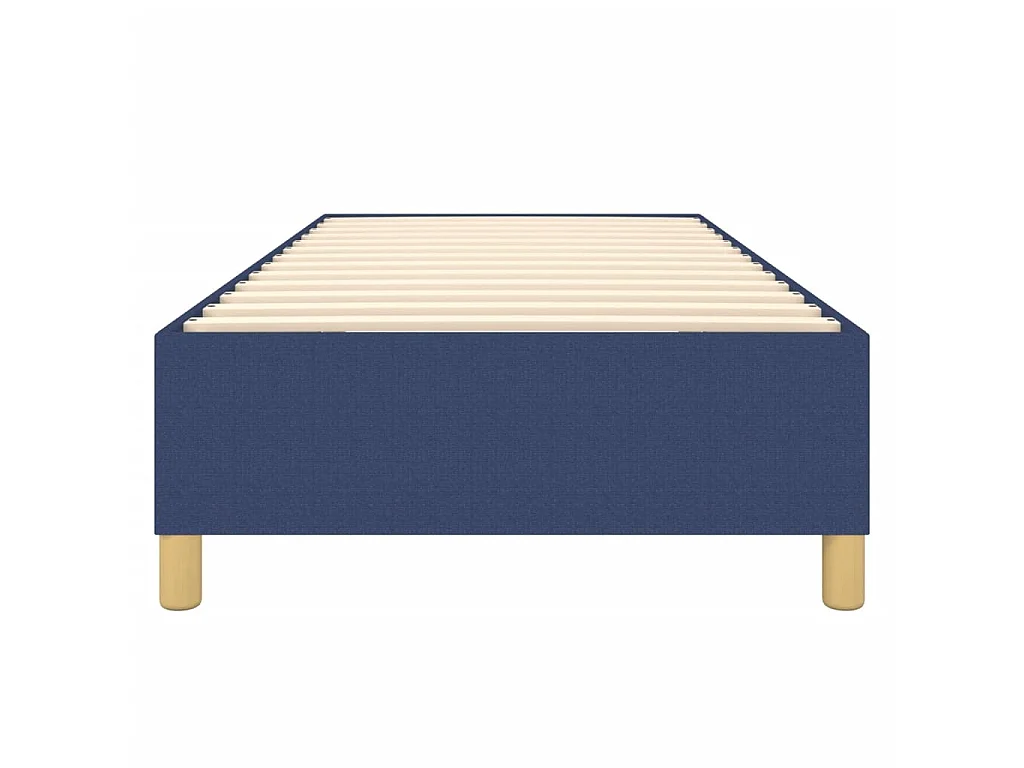 Lit adulte Bleu 80x200 cm Tissu BE9404