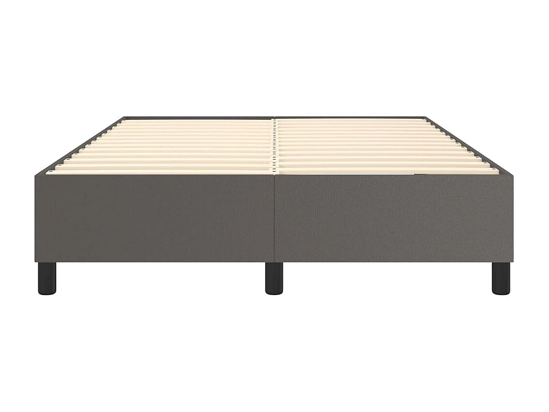 Bedframe kunstleer grijs 140x190 cm NL45668