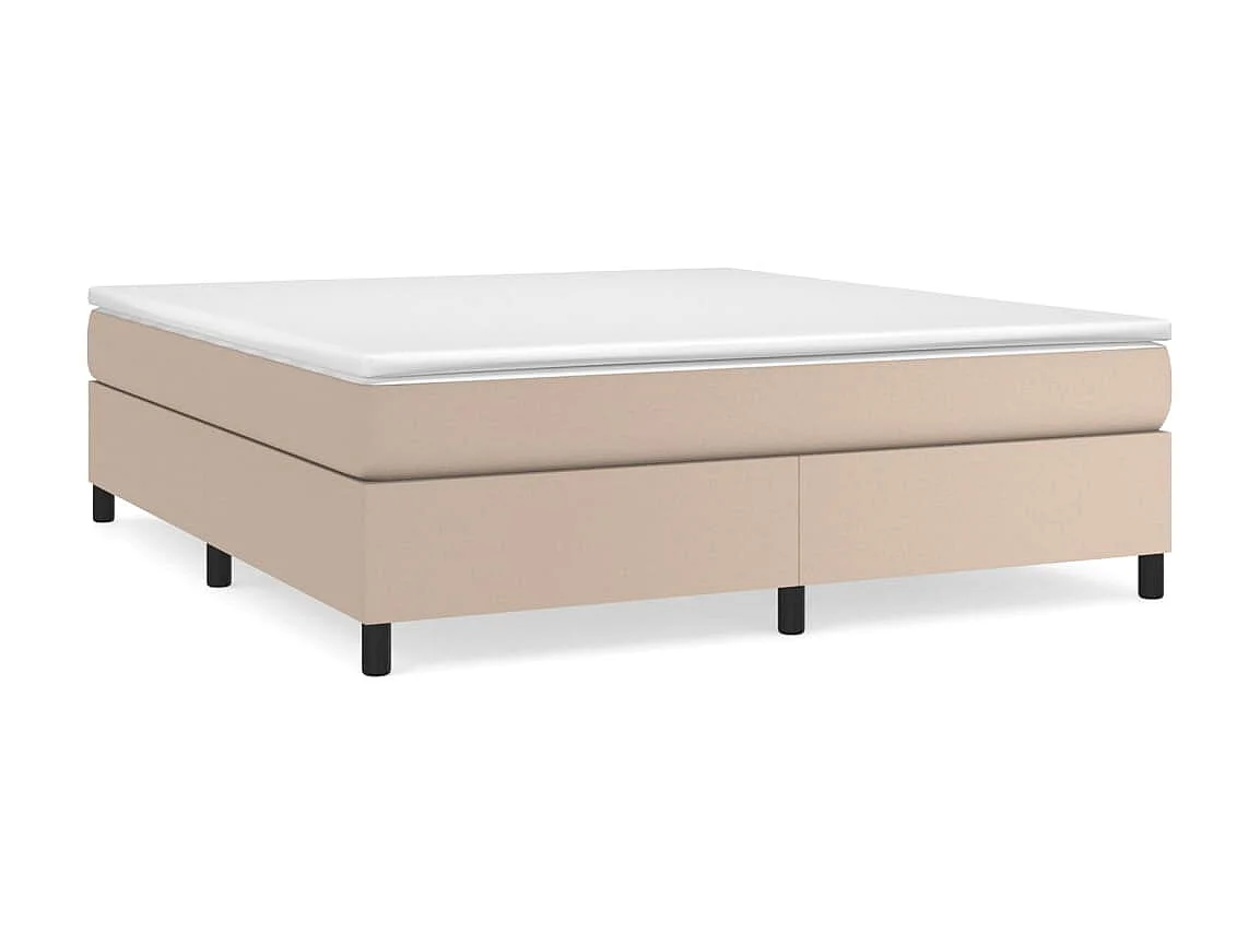 Lit adulte Cappuccino 160x200 cm Similicuir BE7474