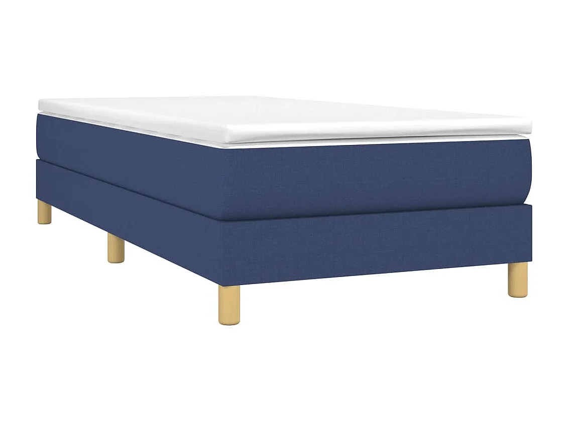 Bedframe stof blauw 90x200 cm NL52134