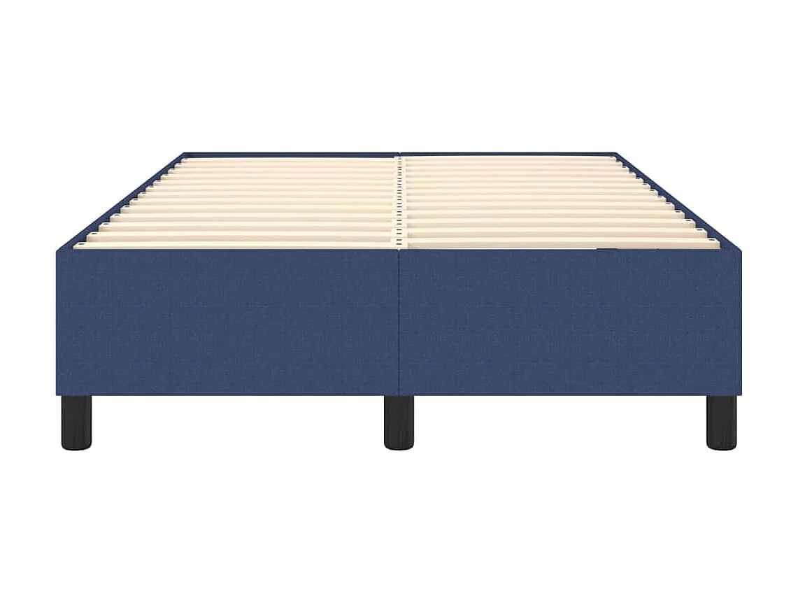 Lit adulte Bleu 120 x 200 cm Tissu BE2228