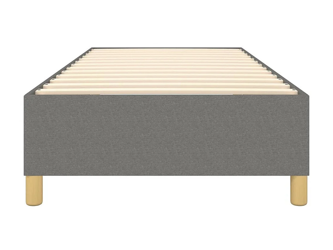 Lit adulte Gris foncé 90x200 cm Tissu BE4913