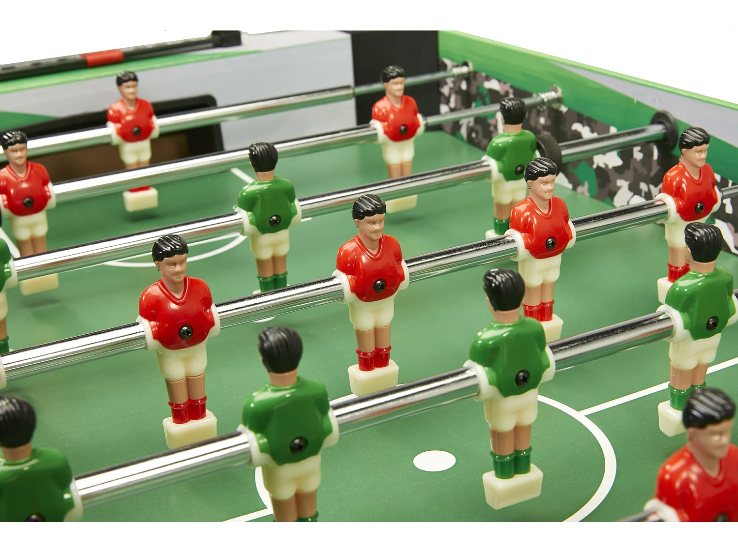 Table de baby-foot d'intérieur pliable - 22 figurines - 3 balles inclues - 2 à 4 joueurs