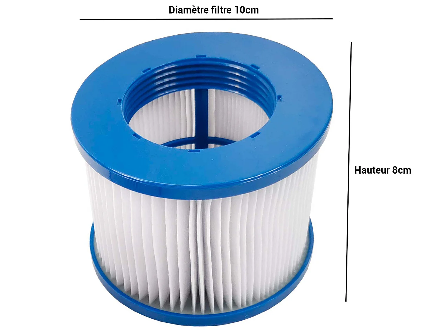 Cocooning Water Lot de 6 cartouches de filtres pour spa gonflable