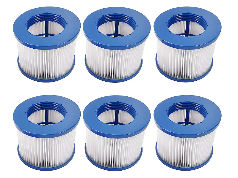Cocooning Water Lot de 6 cartouches de filtres pour spa gonflable