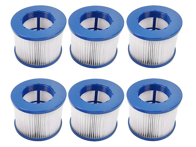 Cocooning Water Lot de 6 cartouches de filtres pour spa gonflable
