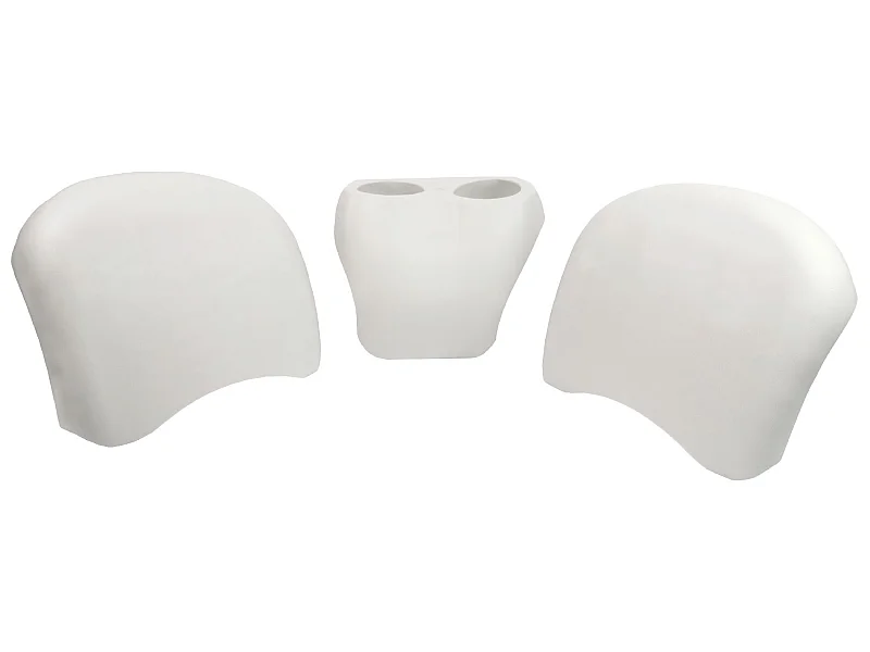 Set confort : 2 Reposes tête et 1 porte verre pour spa gonflable