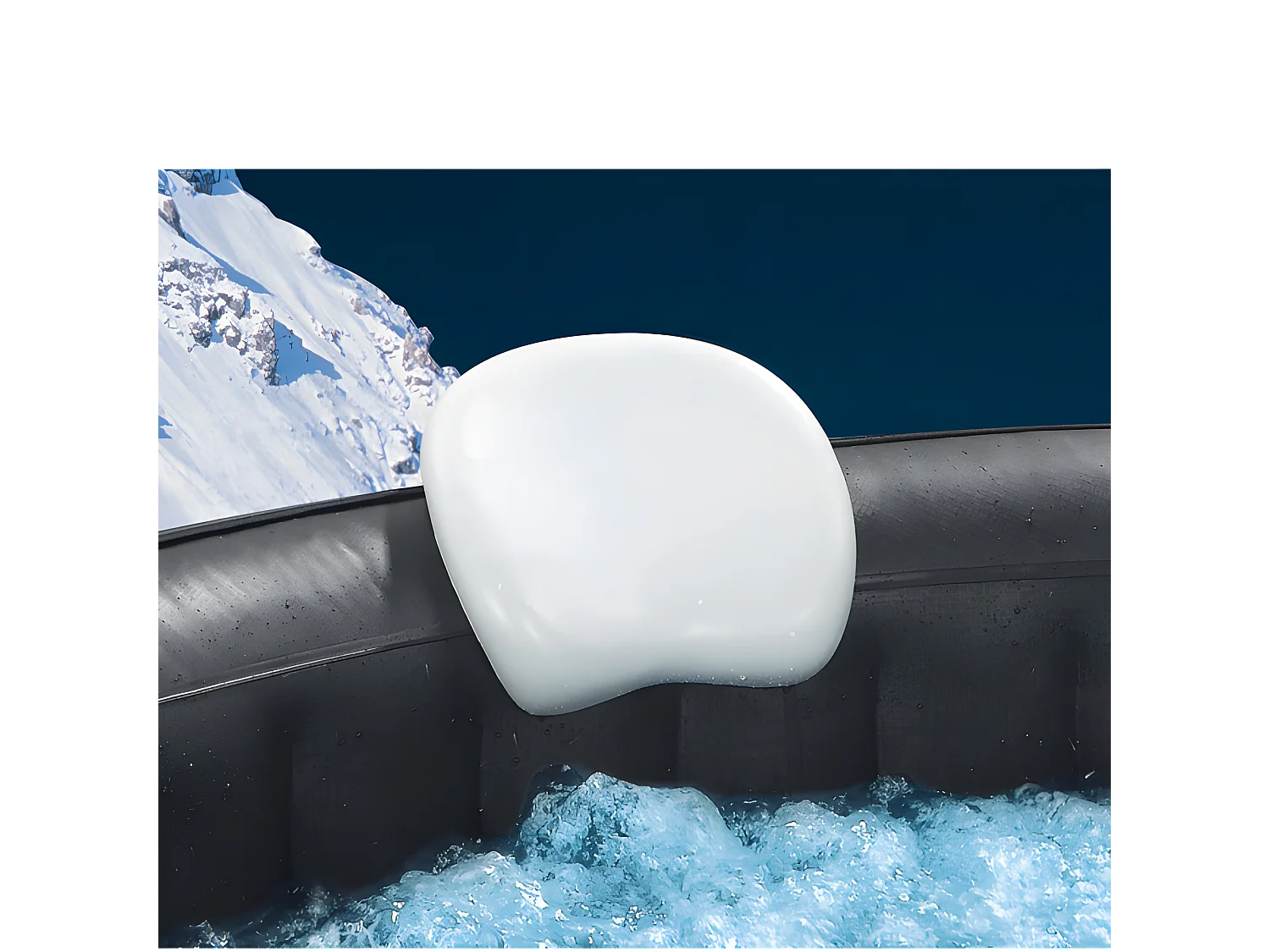 Set confort : 2 Reposes tête et 1 porte verre pour spa gonflable