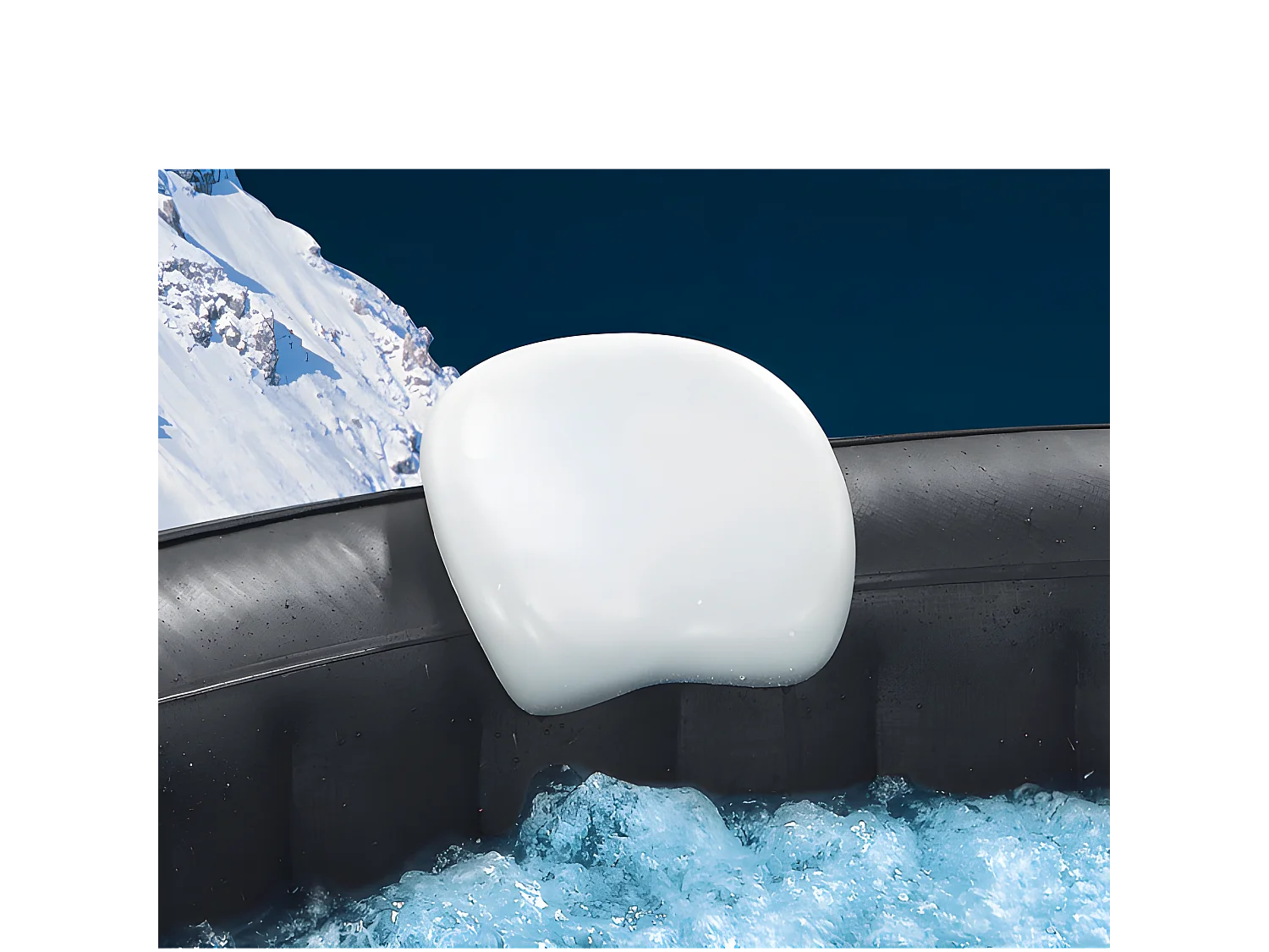 Set confort : 2 Reposes tête et 1 porte verre pour spa gonflable