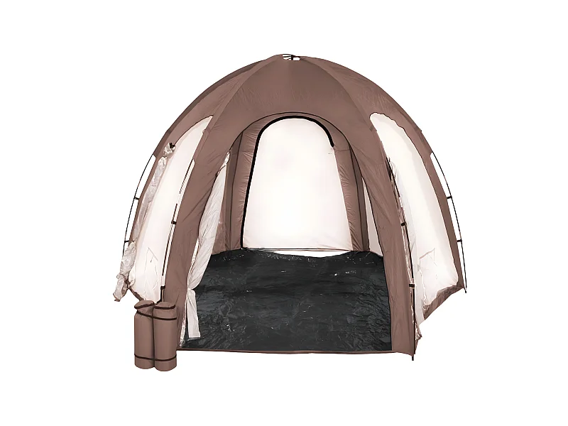 Tente dôme abri de piscine et spa - 3.4m x 3.9m H2.2m