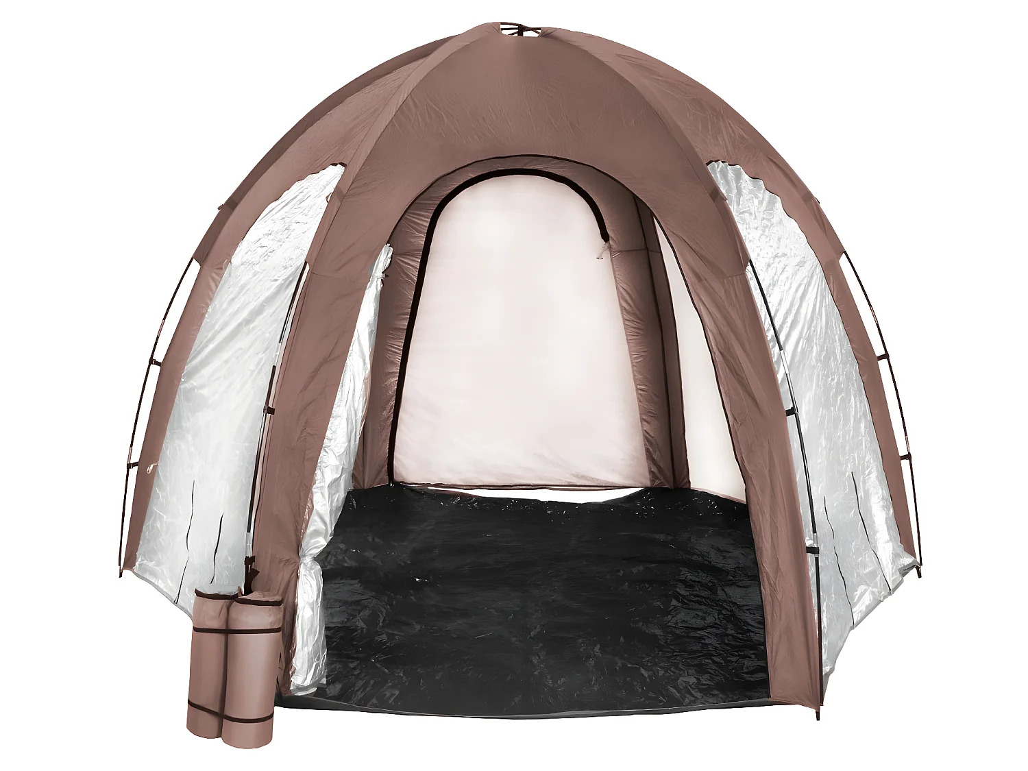 Tente dôme abri de piscine et spa - 3.4m x 3.9m H2.2m