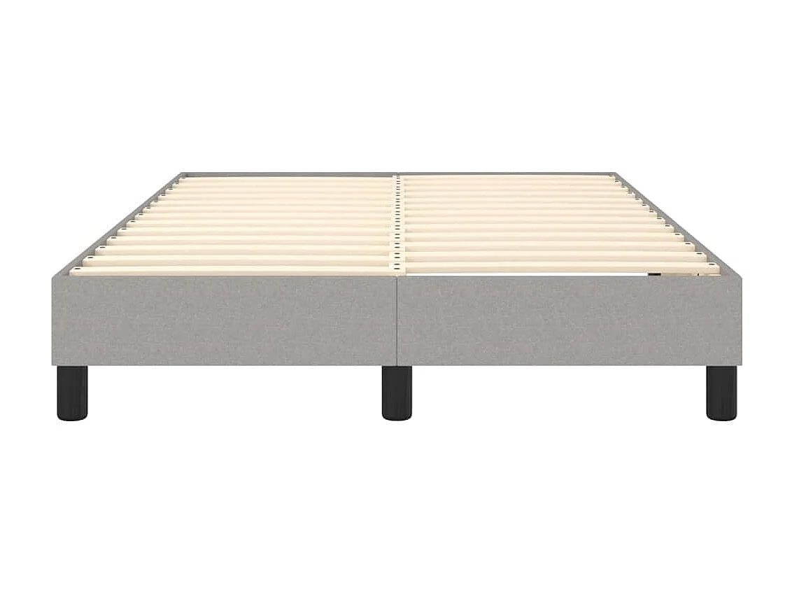 Lit adulte Gris clair 120x200 cm Tissu BE7890