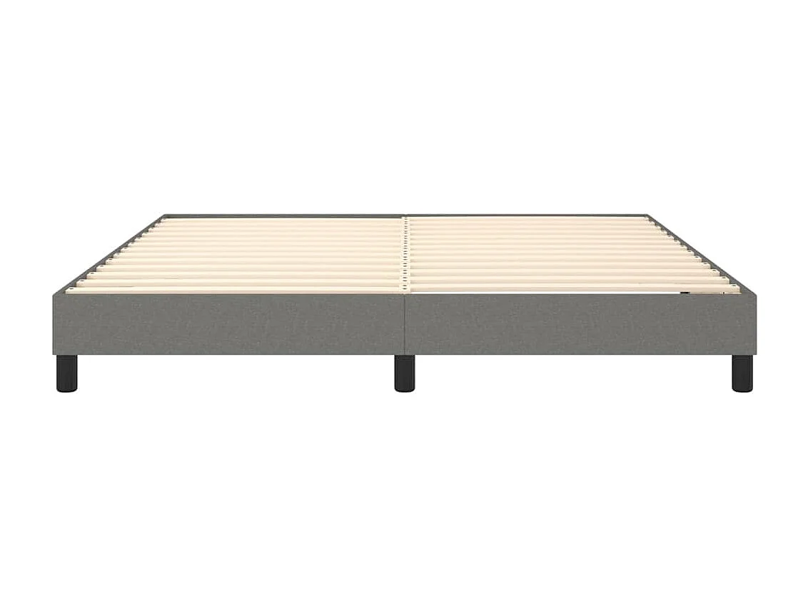 Bedframe stof donkergrijs 160x200 cm NL53042