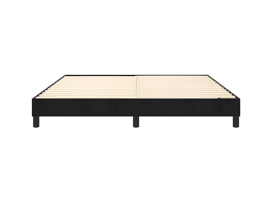 Letto matrimoniale a Molle Nero 160x200 cm in Tessuto CFW330549