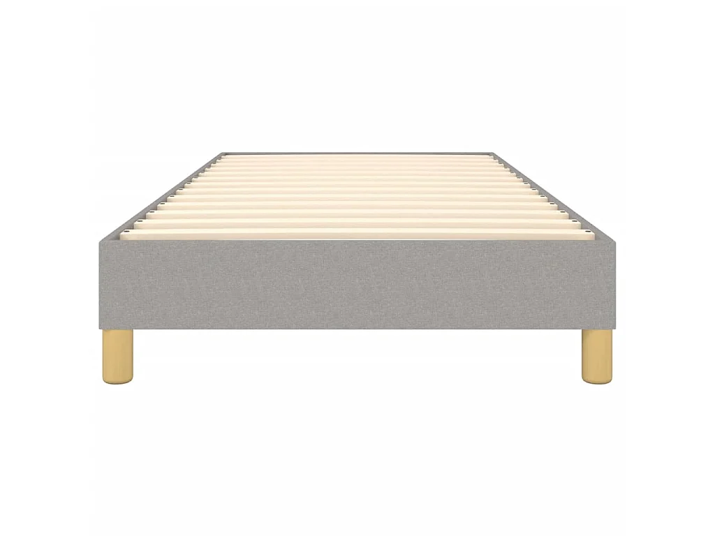 Bedframe stof lichtgrijs 100x200 cm NL31246