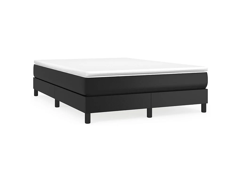 Bedframe kunstleer zwart 140x200 cm NL67868