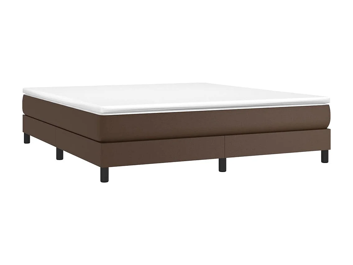 Bedframe kunstleer bruin 180x200 cm NL73451