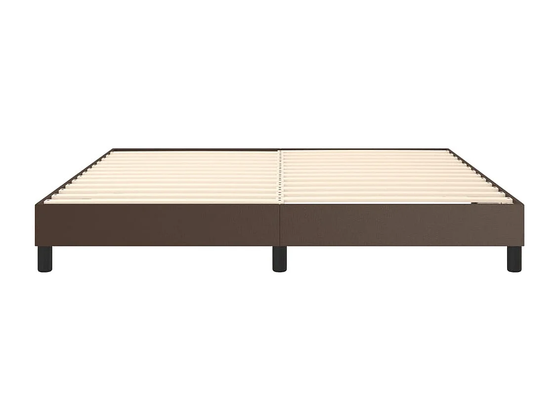 Bedframe kunstleer bruin 180x200 cm NL73451