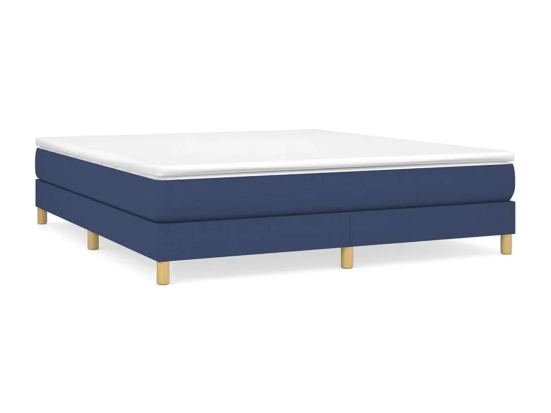 Bedframe stof blauw 180x200 cm NL65819