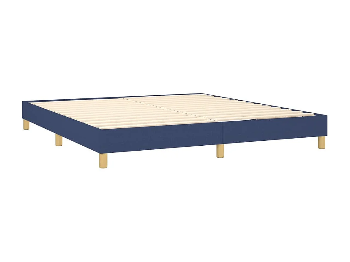 Bedframe stof blauw 180x200 cm NL65819