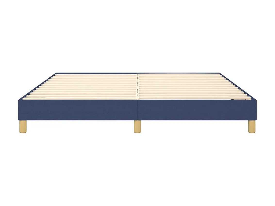 Lit adulte Bleu 180 x 200 cm Tissu BE5166