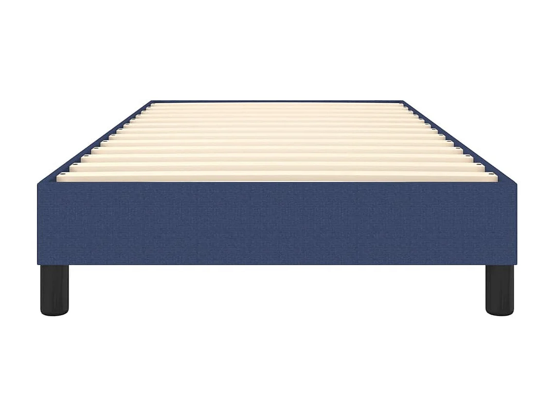 Lit adulte Bleu 80x200 cm Tissu BE5746