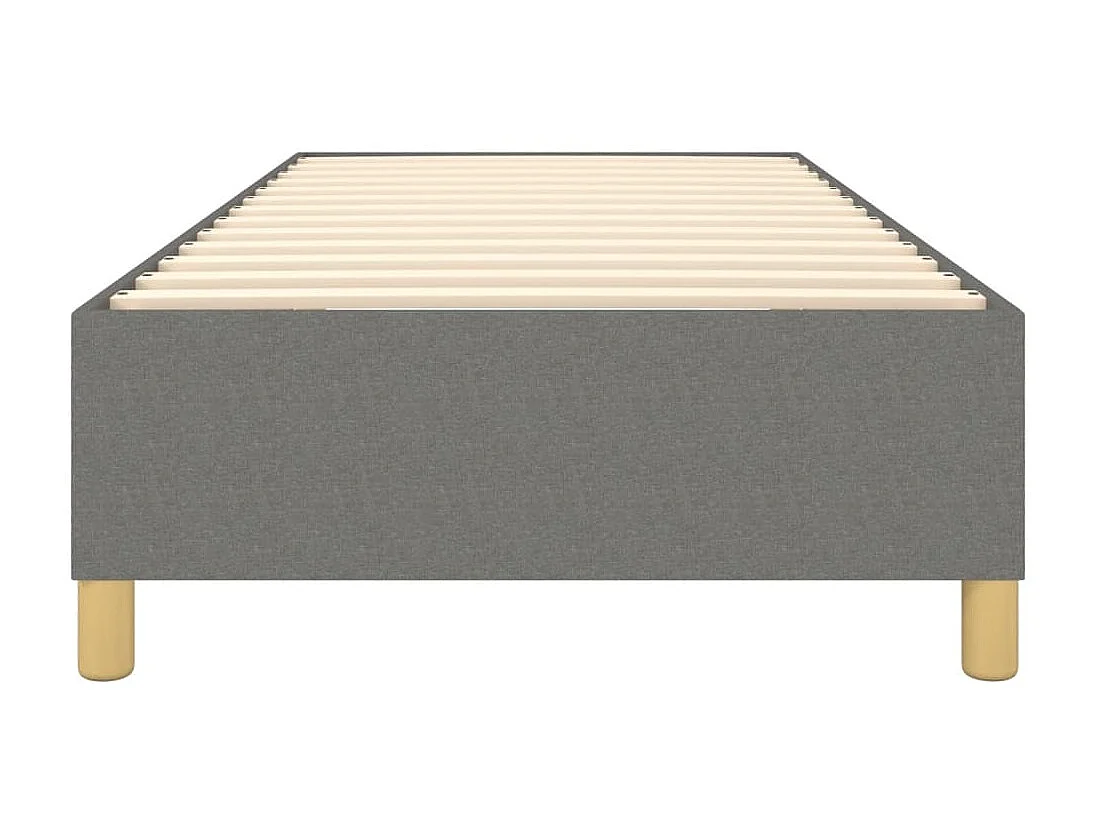 Bedframe stof donkergrijs 80x200 cm NL49159