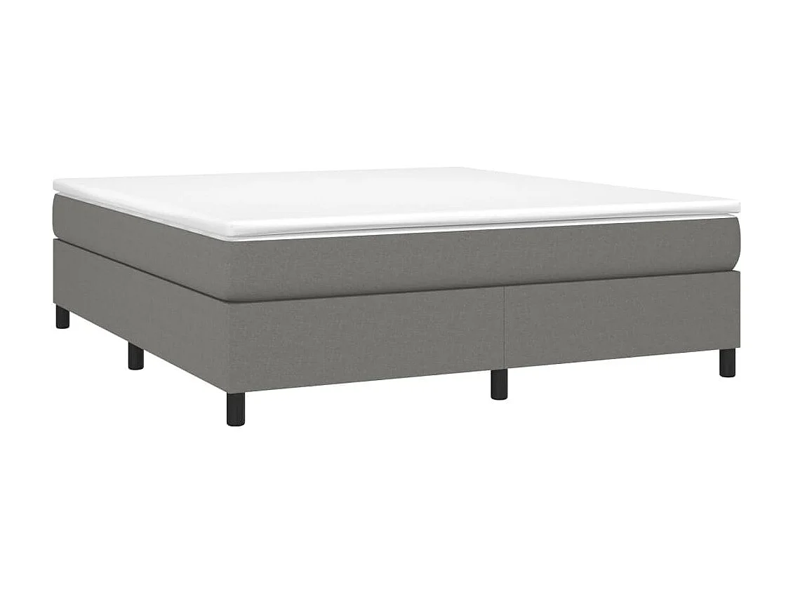 Lit adulte Gris foncé 160 x 200 cm Tissu BE9080