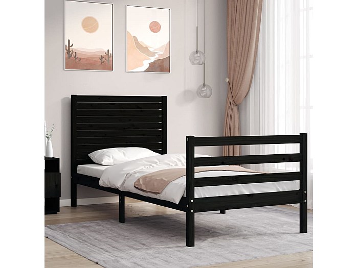 Telaio Letto Singolo Con Testiera, LED Multicolore, Porte USB E Prese, Contenitore Sottotetto, Struttura In Metallo Antiscricchiolio, Facile Montaggio