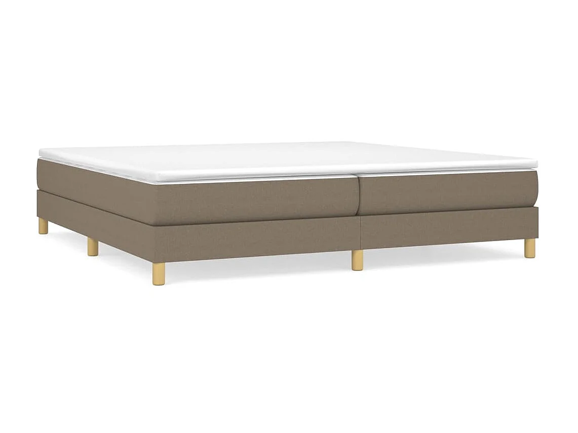 Bedframe stof taupe 200x200 cm NL64056
