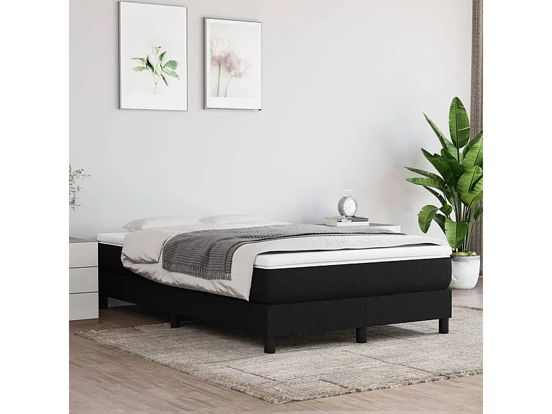 Bedframe stof zwart 120x200 cm NL66430