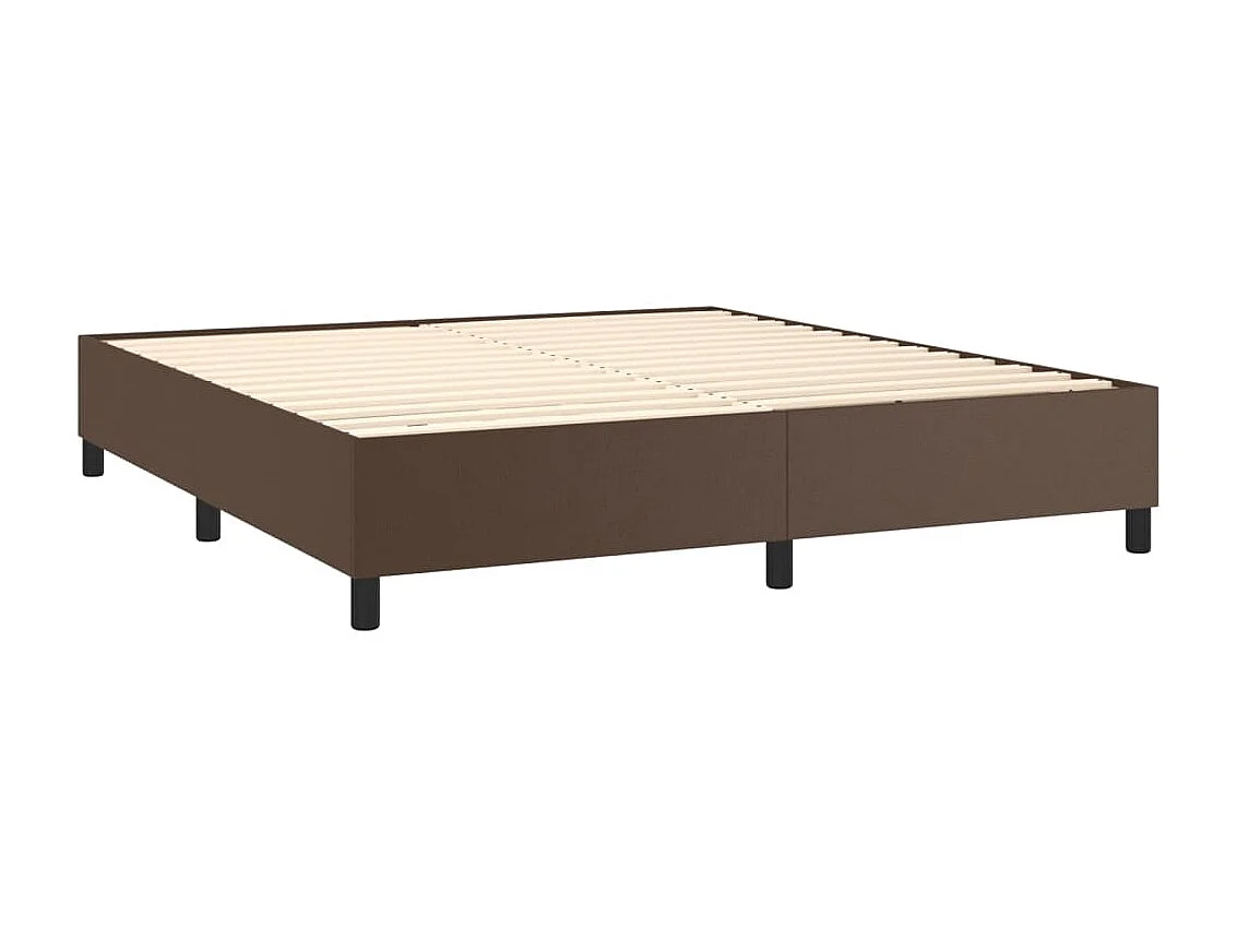 Lit adulte Marron 180x200 cm Similicuir BE4566