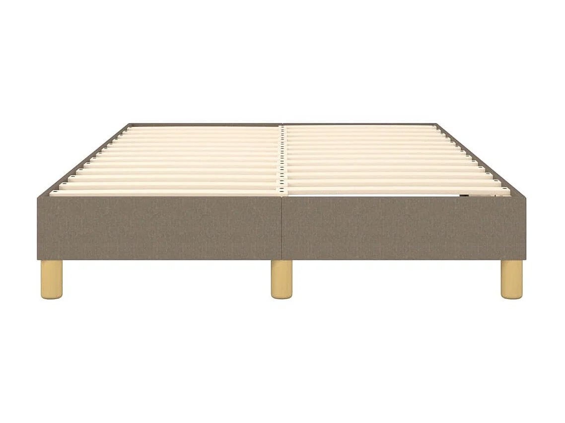 Lit adulte Taupe 120x200 cm Tissu BE7883