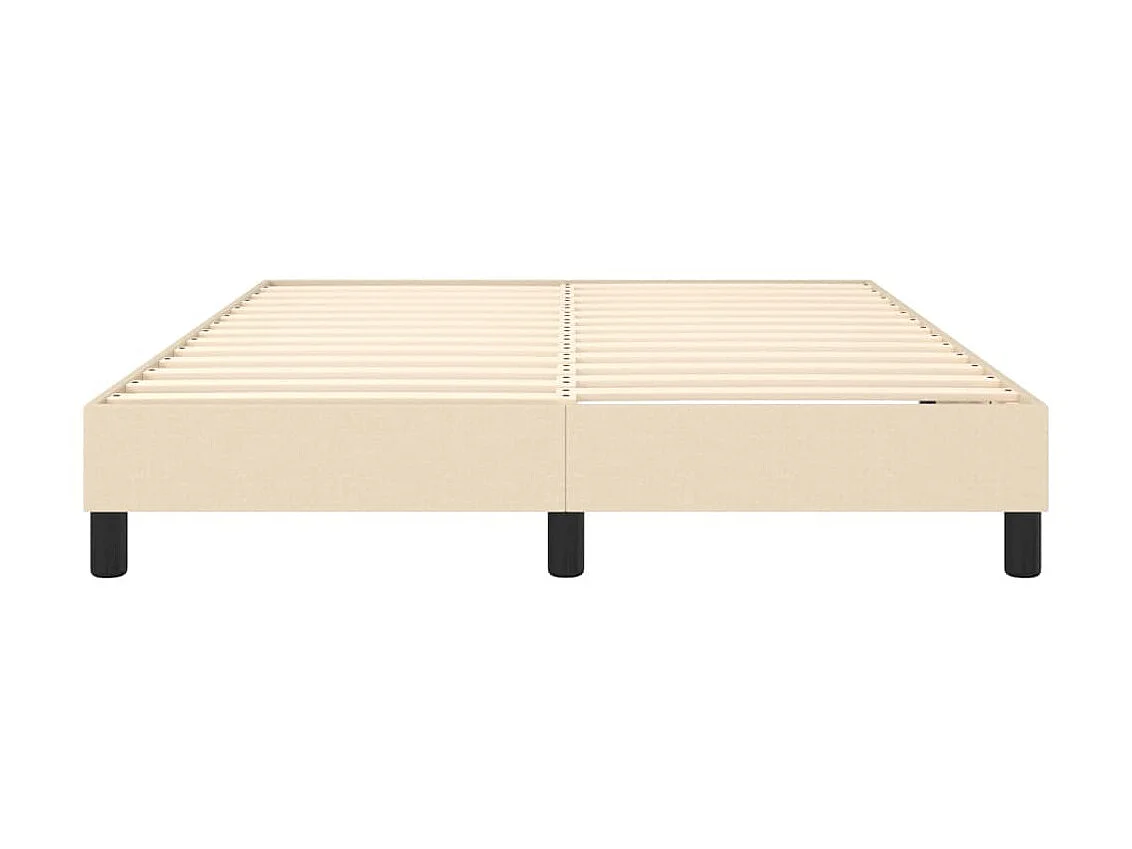Bedframe stof crèmekleurig 140x200 cm NL14693