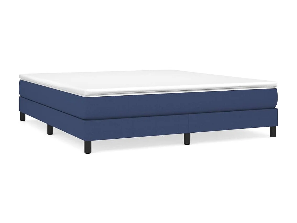 Bedframe stof blauw 160x200 cm NL60329