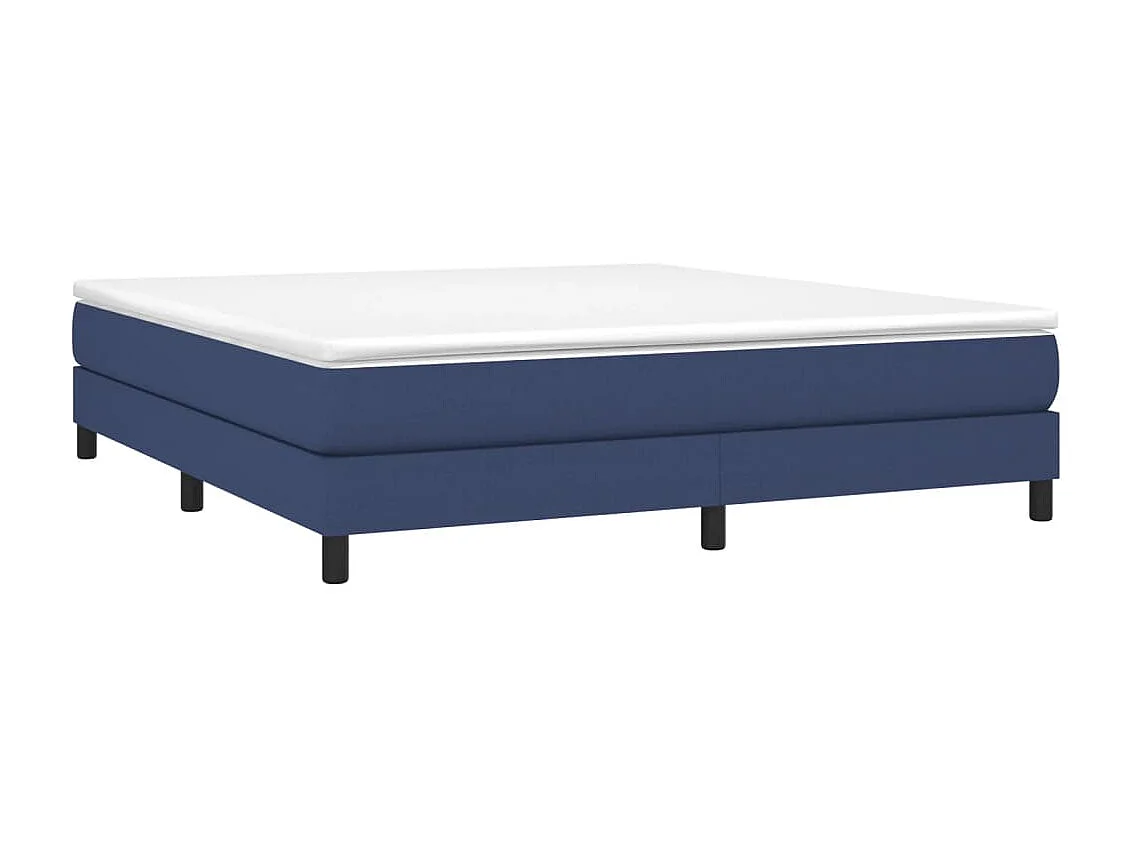 Bedframe stof blauw 160x200 cm NL60329