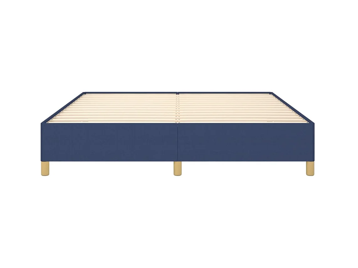 Lit adulte Bleu 160x200 cm Tissu BE9392