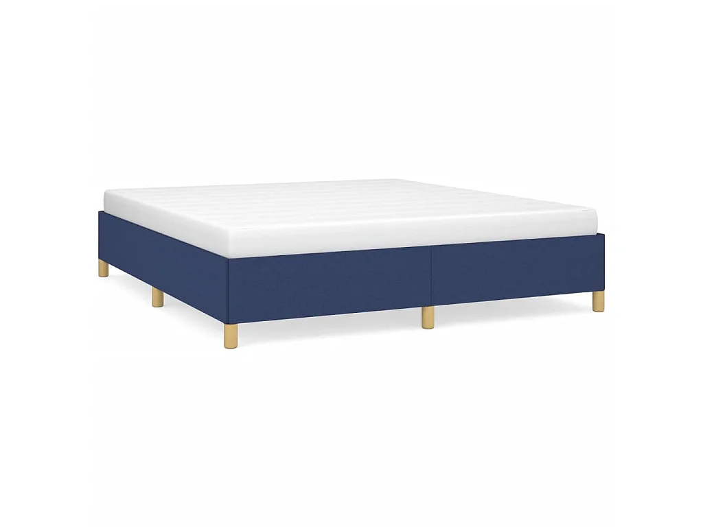 Bedframe stof blauw 160x200 cm NL23240