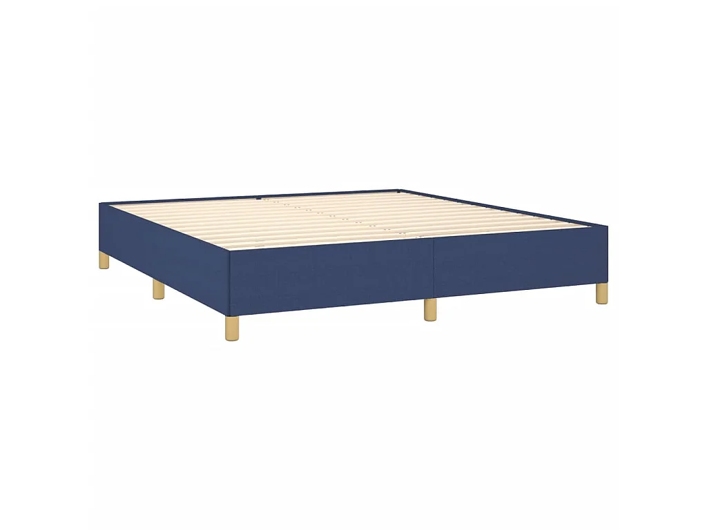 Bedframe stof blauw 160x200 cm NL23240