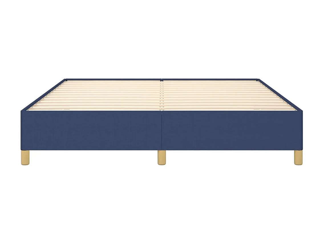 Bedframe stof blauw 160x200 cm NL23240