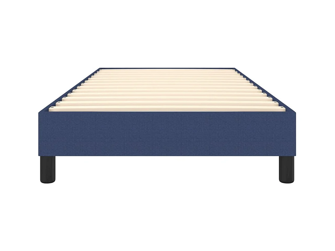 Letto singolo a Molle Blu 90x190 cm in Tessuto CFW115156