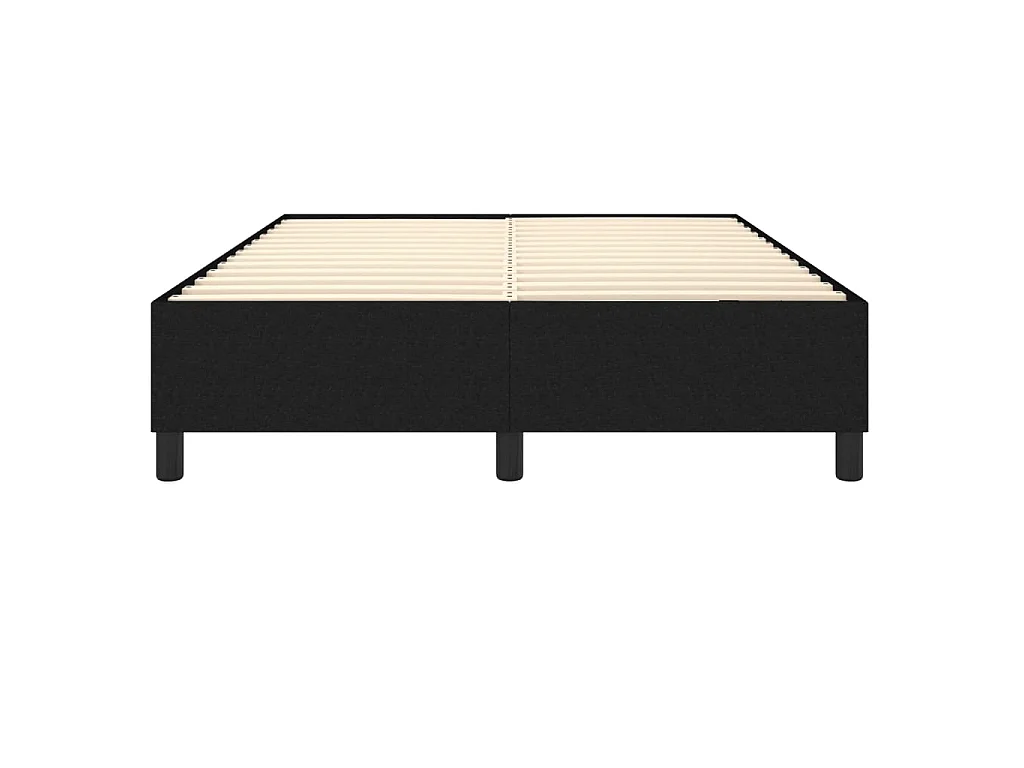 Bedframe stof zwart 140x190 cm NL21869