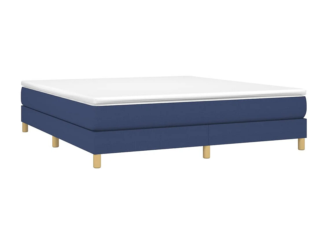 Bedframe stof blauw 160x200 cm NL25090